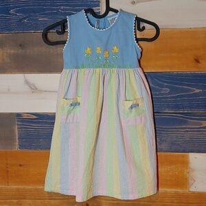 Youngland multicolored spring summer dress 5